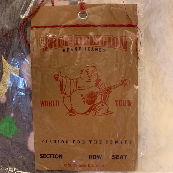 🌟HP🌟Authentic True Religion SplatterPaint Onesie - Picture 4 of 5